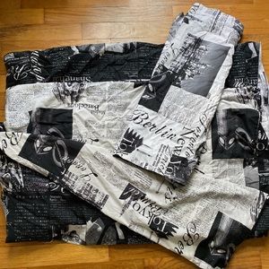 Twin Duvet and Sham (cities)